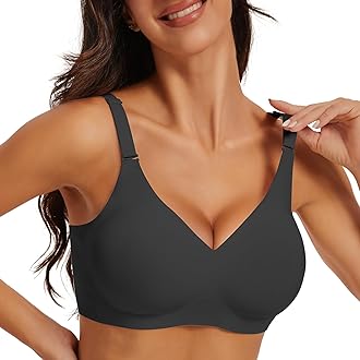 Wireless Bras for Women No Underwire Push Up Comfort Soft Bra Seamless Supportive Full Coverage Everyday Bras