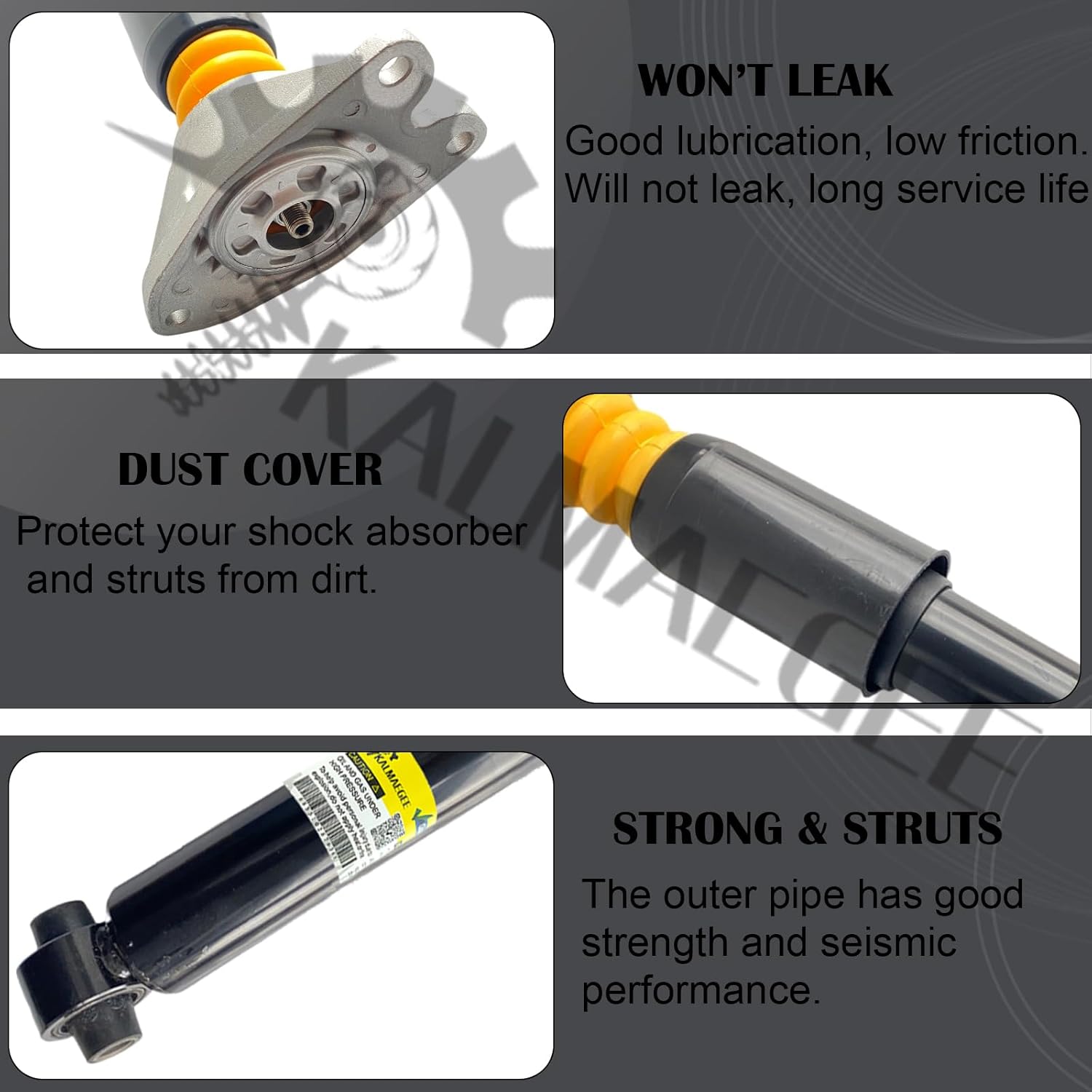 2PCS Rear Shock Absorbers without Adaptive Control, Rear Left and Right Shock Struts for BMW F30 F31 320i 328d 328i 335i 420i 428i 430i 435i 440i xDrive