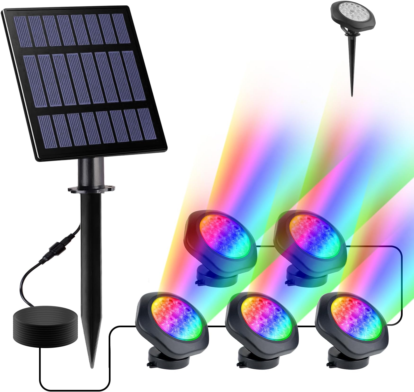 Esotec Solar Unterwasserleuchten 3erSet Lichtfarbe warmweiß 3000K