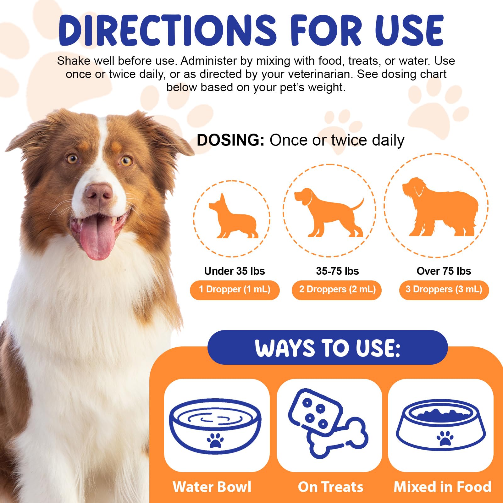 Collagen for Dogs 60ml, Liquid Dog Collagen Drops, Liquid Collagens for Dogs Joints Skin & Coat - Image 4