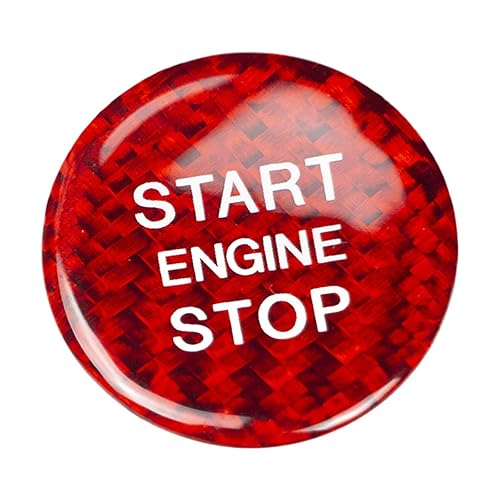 Cubierta del botón de arranque y parada del motor para Audi A6 A6L A7 S6 2019-2023, accesorios de automóvil para Audi, fibra de carbono real, color