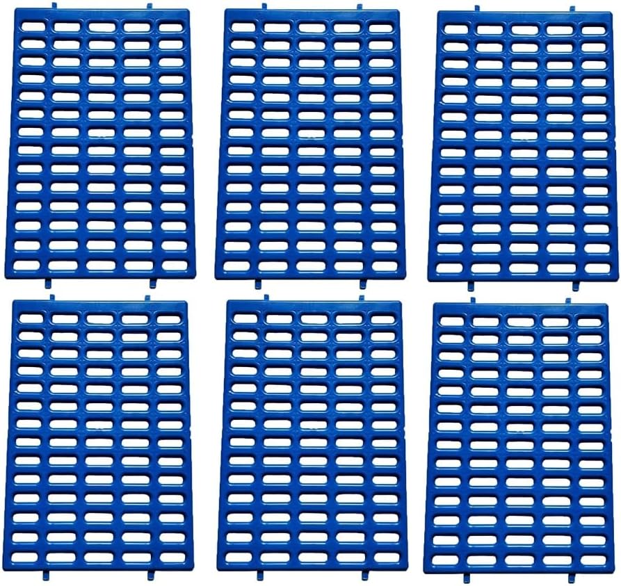 Saguaro Acres Rabbit Cage Resting Mat - Pack of 6 (Blue)