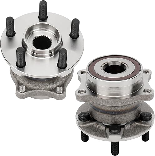 DRIVESTAR 512401 (5 orejetas) cubo de la rueda trasera y conjunto de cojinete para 09-13 Subaru Forester13-19 Subaru BRZ10-14 LegacyOutback08-14