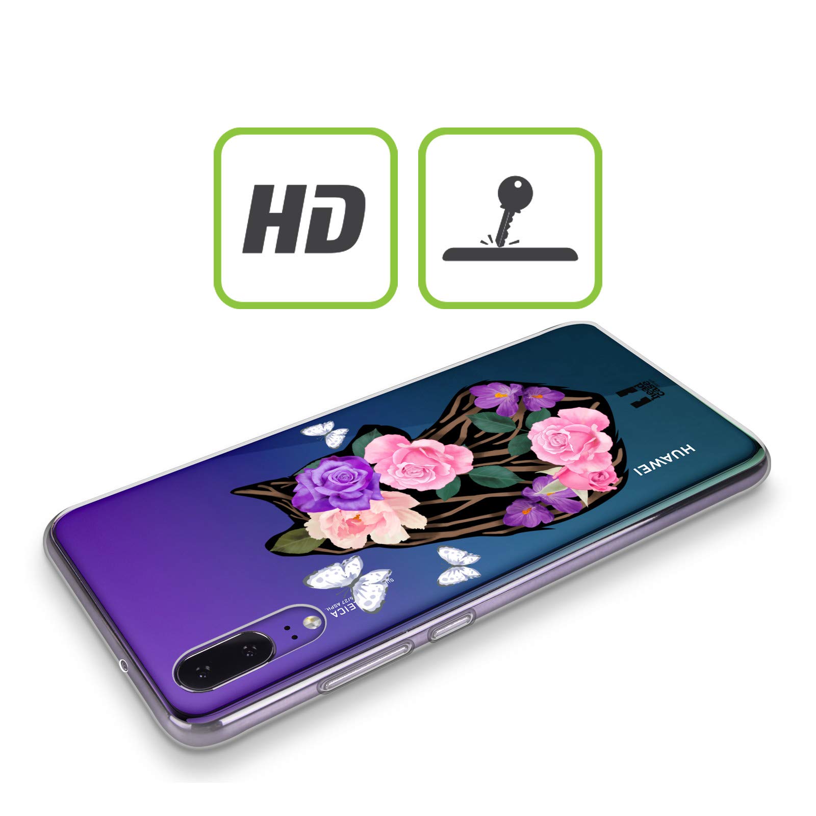 Head Case Designs Soft Gel Handyhülle – Grauer Wolf Design, Kompatibel Mit Honor 30 Pro / 30 Pro Plus 5G
