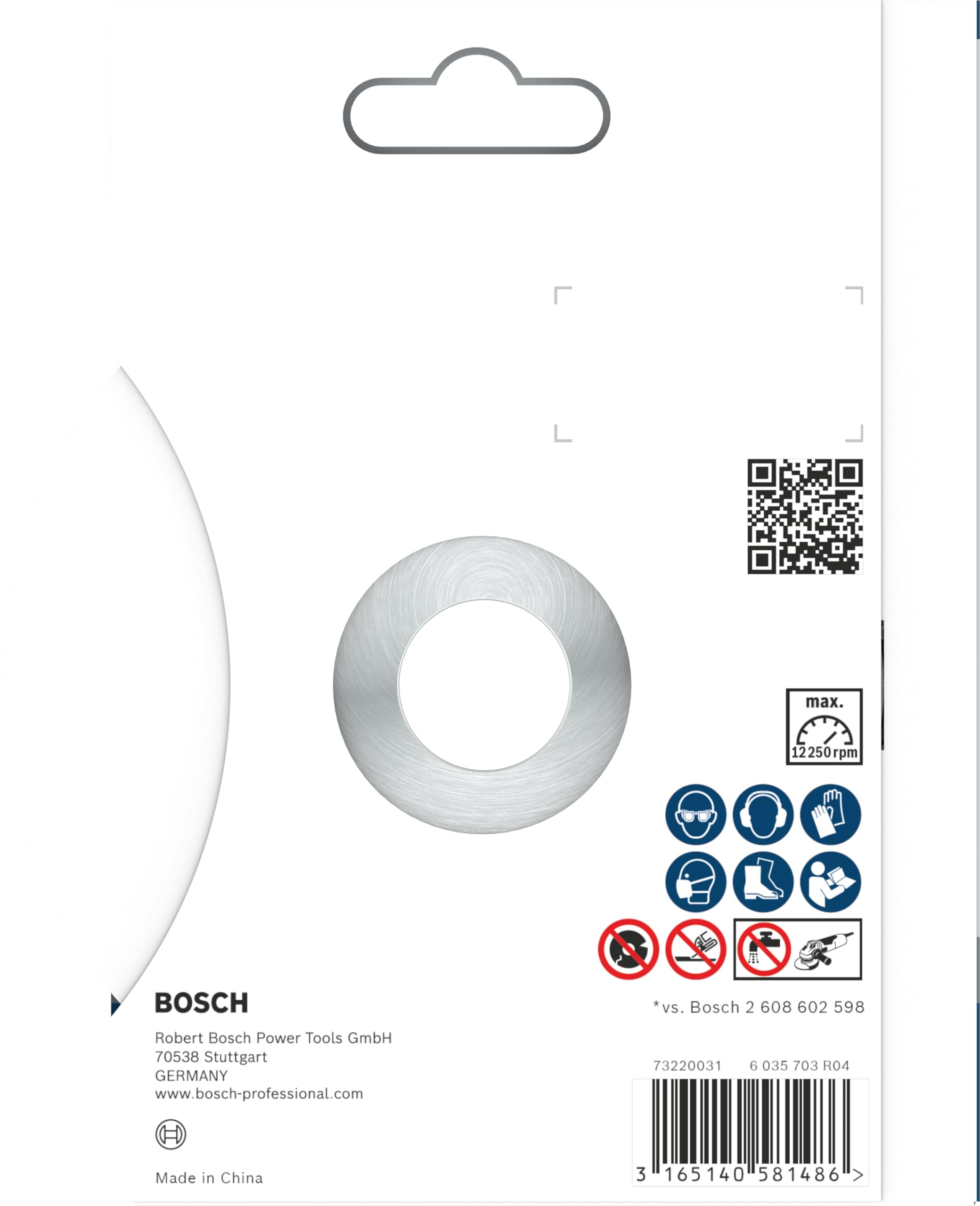 Bosch 1x PRO Multi Material Diamanttrennscheibe, 125 x 22,23 x 2,2 mm