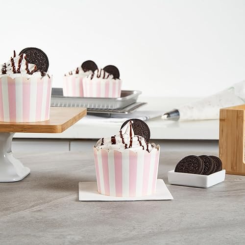 Miniatura 402 de Restaurantware Panificio Premium - Taza de papel Kraft de 10 onzas para hornear, tazas de papel para hornear, perfectas para magdalenas, cupcakes