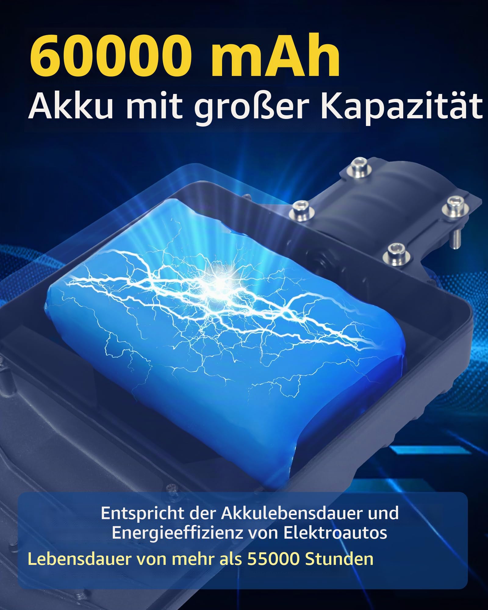 Gefolly Solar Straßenlaterne für Außen, Solarlampen mit Fernbedienung, 6500K Solarleuchten Dämmerung bis zum Morgengrauen IP67 Wegeleuchte im Freien für Gärten Garage(18000W)
