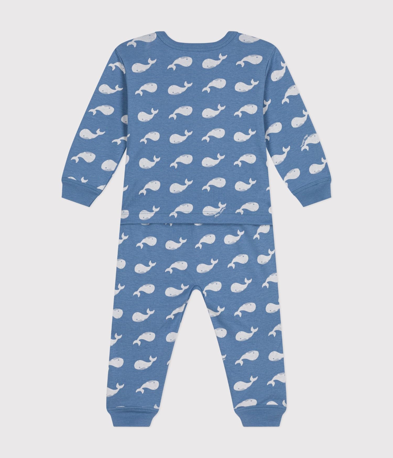 Petit Bateau A0buo Tutina Senza Piedi a Maniche Lunghe Unisex - Bimbi 0-24