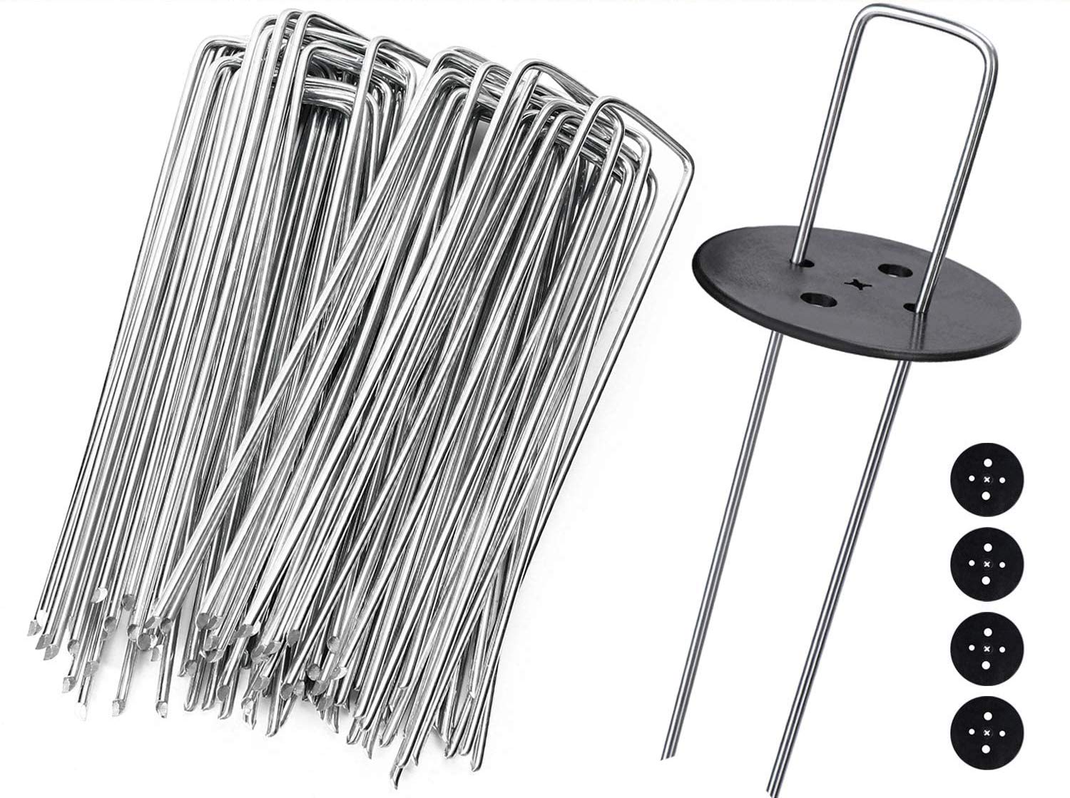 Lot De 50 Piquets De Membrane Contre Les Mauvaises Herbes + 50