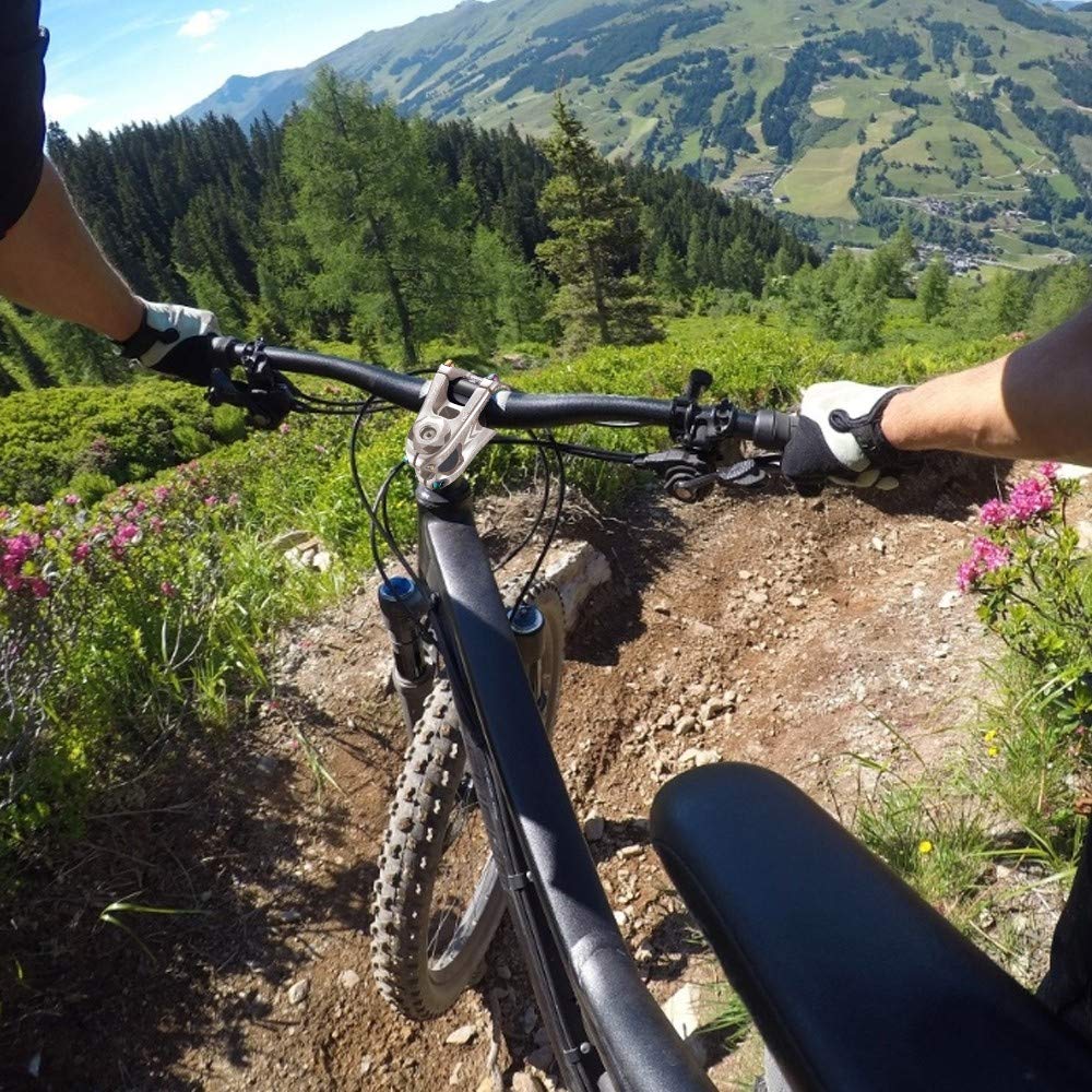 MiOYOOW Ahrrad adapter wysokości kierownicy ze stopu aluminium, 31,8 mm, przedłużenie kierownicy do roweru górskiego, przedłużenie kierownicy Riser Sport na świeżym powietrzu akcesoria do jazdy na rowerze