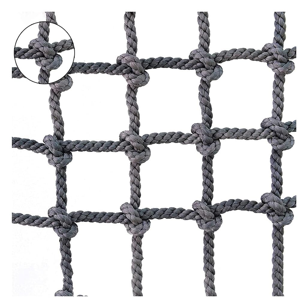 Rete di sicurezza per bambini per arrampicata, resistente, spessore 10 mm, telaio di sicurezza per aree gioco, ideale per arrampicata e altalena per bambini