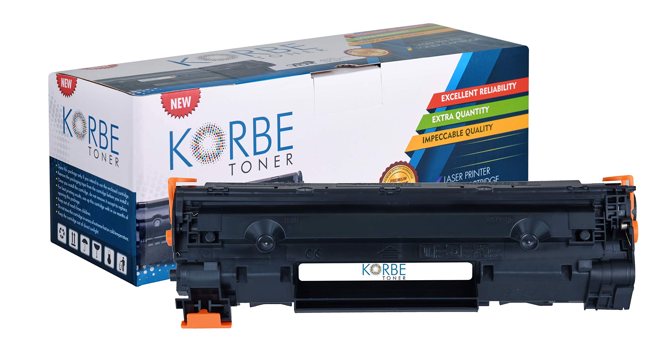 Korbe Toner Cartridge 88A for HP Laserjet M1136 MFP Multi-Fuction Printer CC388A M-1136 MFP