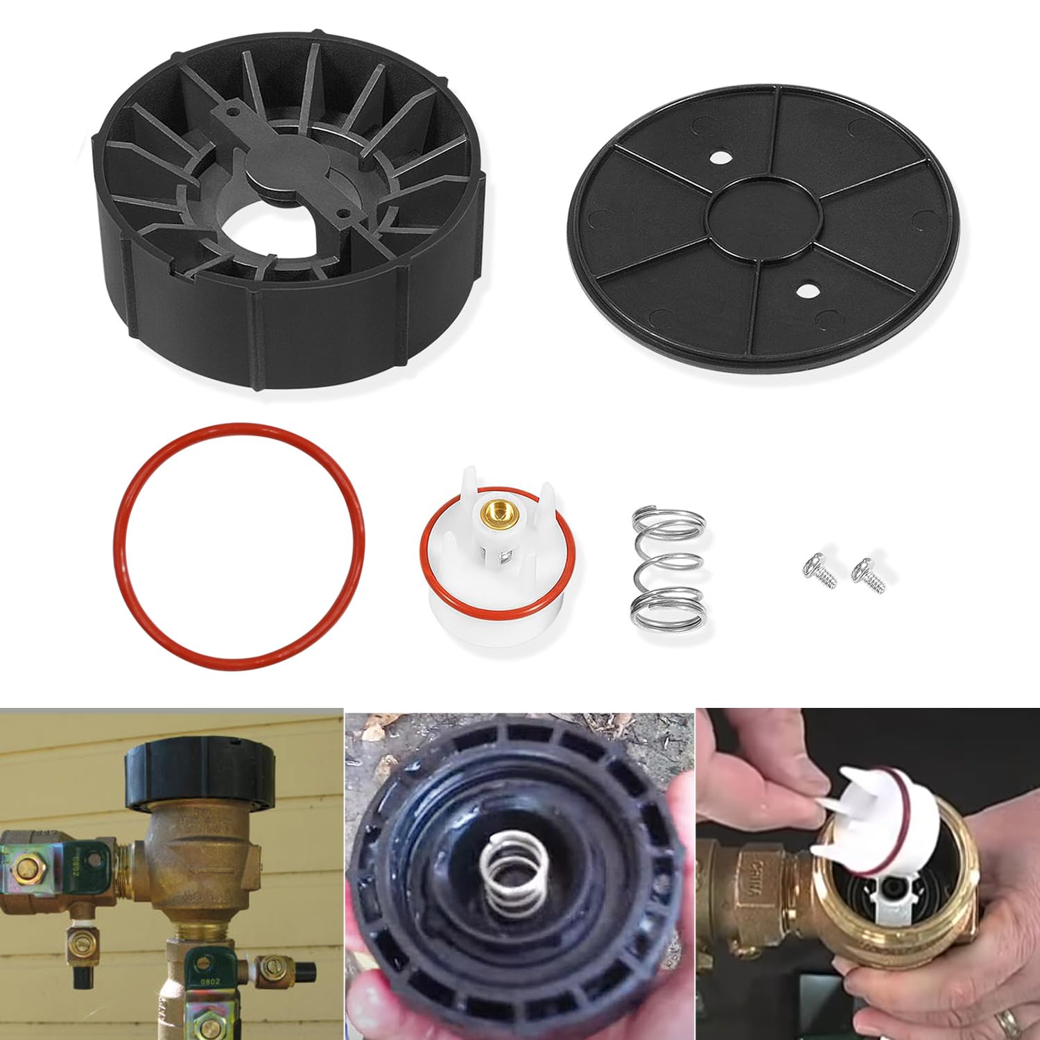 Aimery Replacement for Watts 0887718 Backflow Convert Kit for 1" 800M4-QT, Conversion to Freeze-Resistant 800M4-FR, Complete Set for Easy Installation