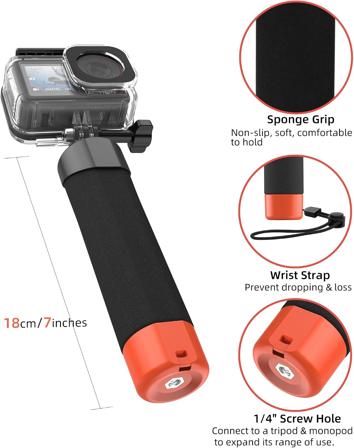 Osmo-Action 6 Diving Accessory Kit, for DJI Action 6