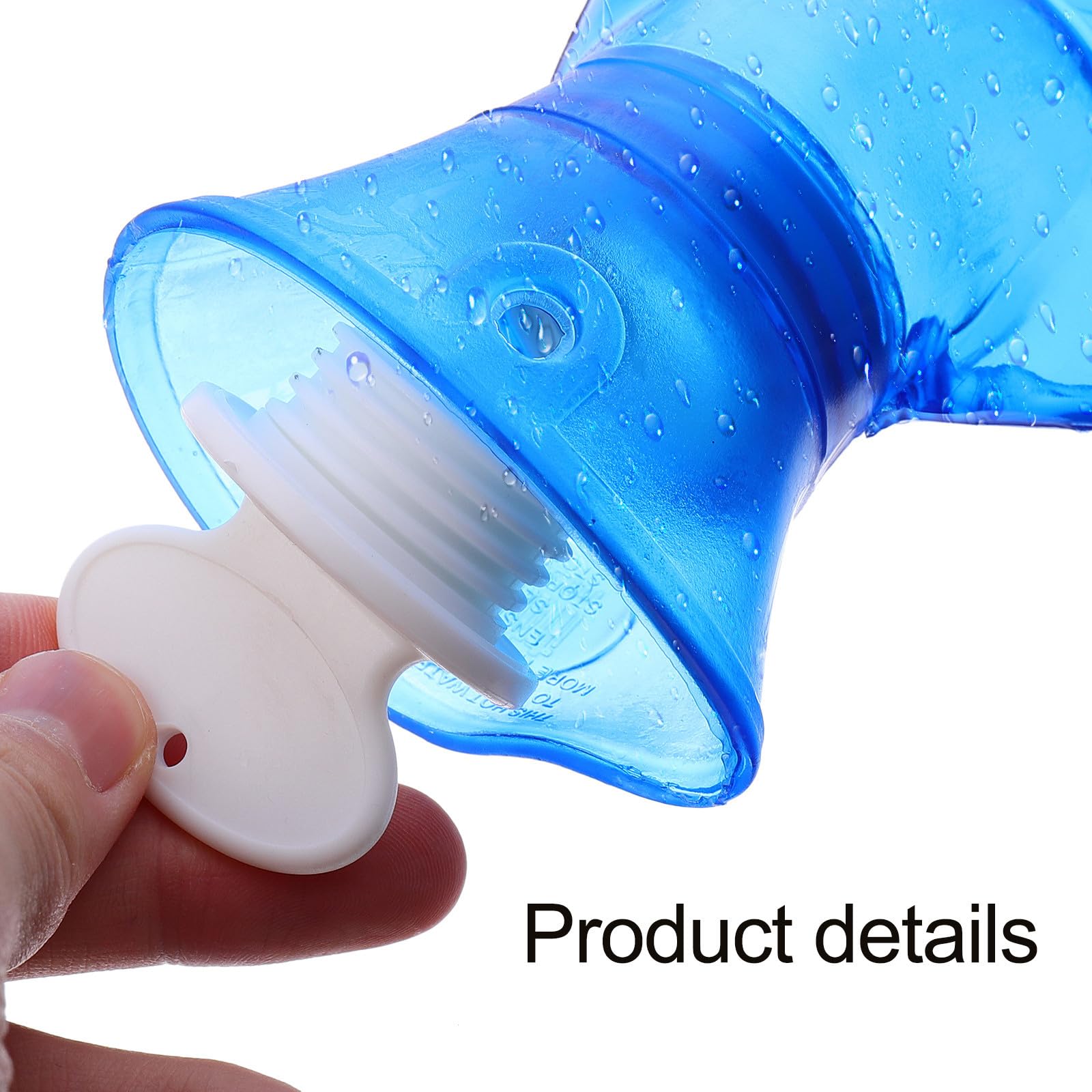 Bolsa de Agua Caliente en Forma Cuello y Hombros, Silicona Removible y Felpa, Diseño a Prueba de Explosiones para Invierno, Adecuado para Viaje y Oficina