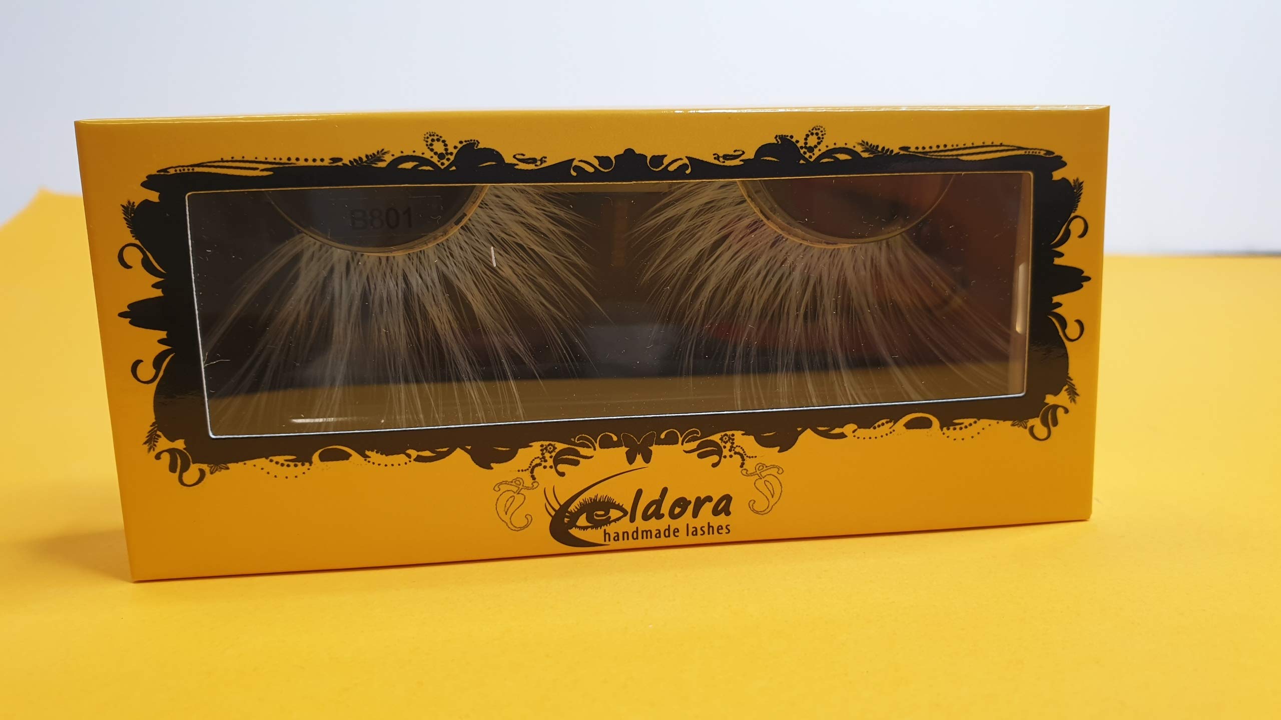 Eldora False Eyelashes NEW B803, White - Image 2