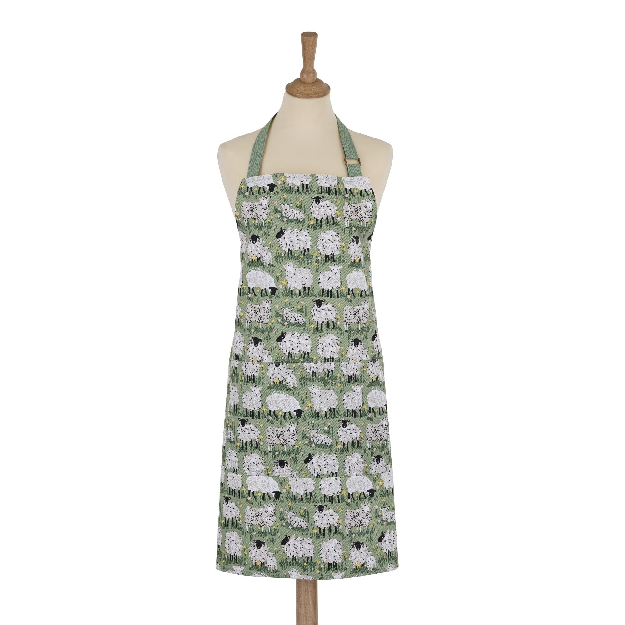 Ulster Weavers - Woolly Sheep - Apron - Cotton - One Size in Green