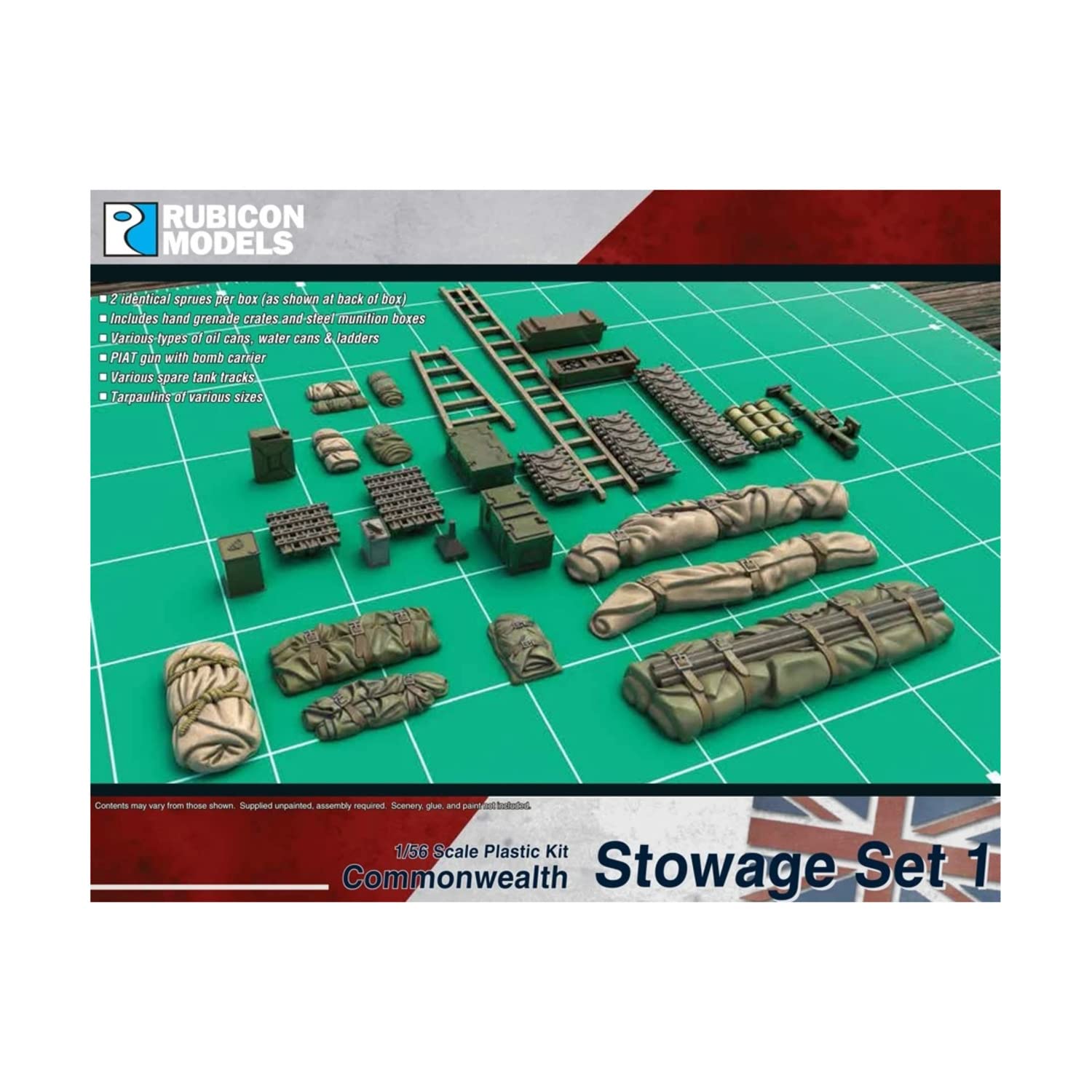 Rubicon 280089 Commonwealth Stowage Set 1 1:56 Model Kit