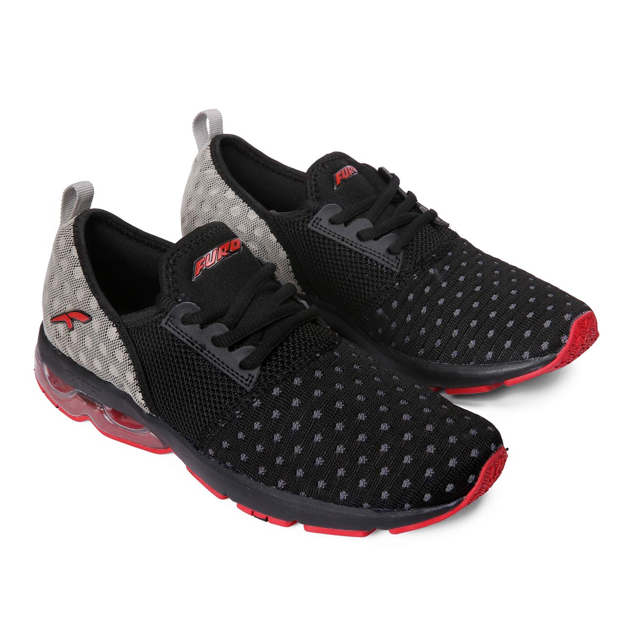 FURO Sports Black/M-Grey Men Sports Shoes Lace Up Running R1033-A C1299_8 (B084VRFZYB) Amazon Price History, Amazon Price Tracker