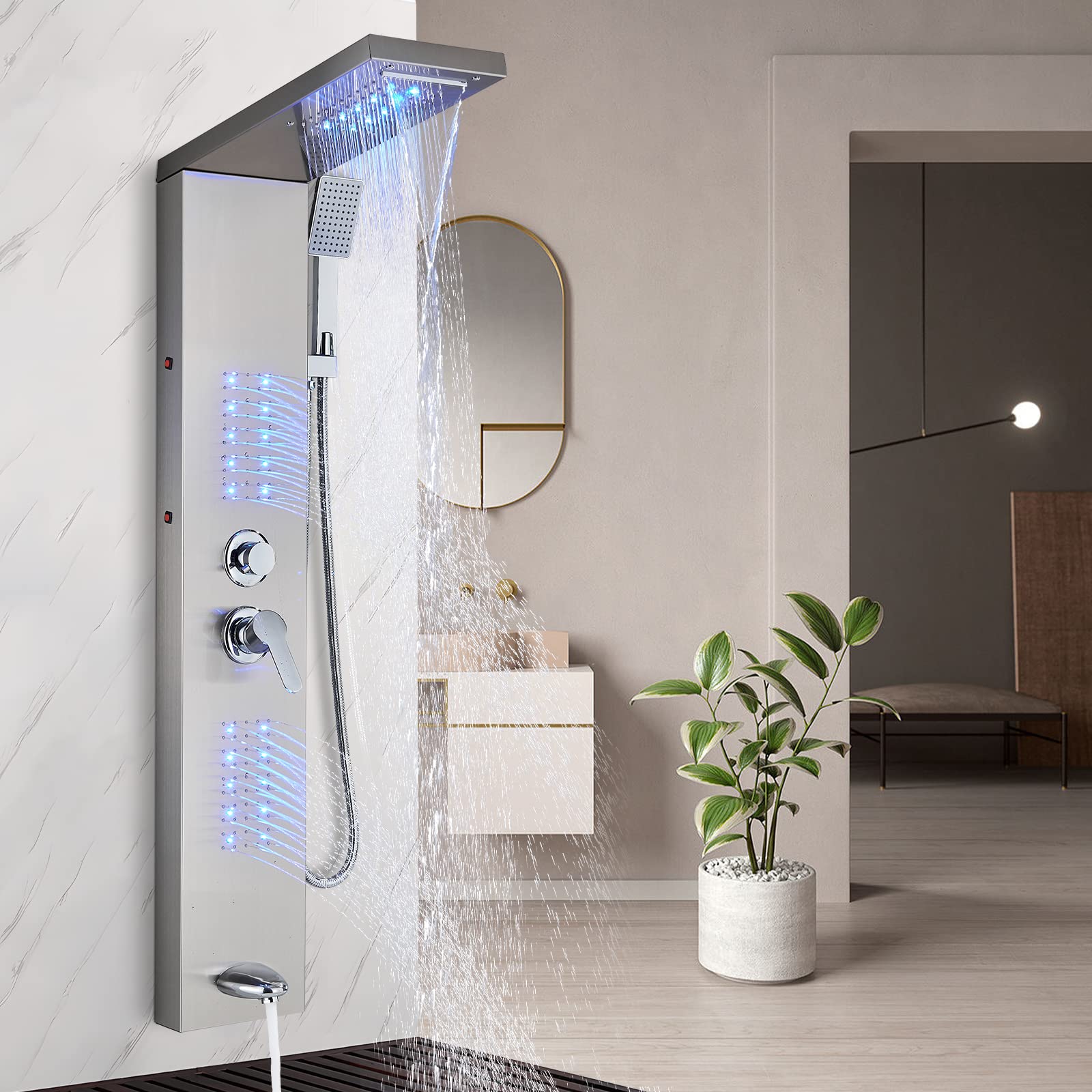 multiple head shower designs