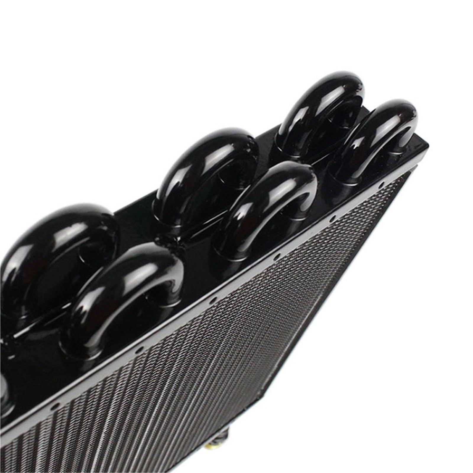 Zestaw Chłodnicy Oleju 16-przepływowy 16-calowy Rurowy I Żebrowy Electra-Cool Do Skrzyni Biegów, Uniwersalny Aluminiowy Rdzeń Chłodnicy Oleju - AN8(Black)