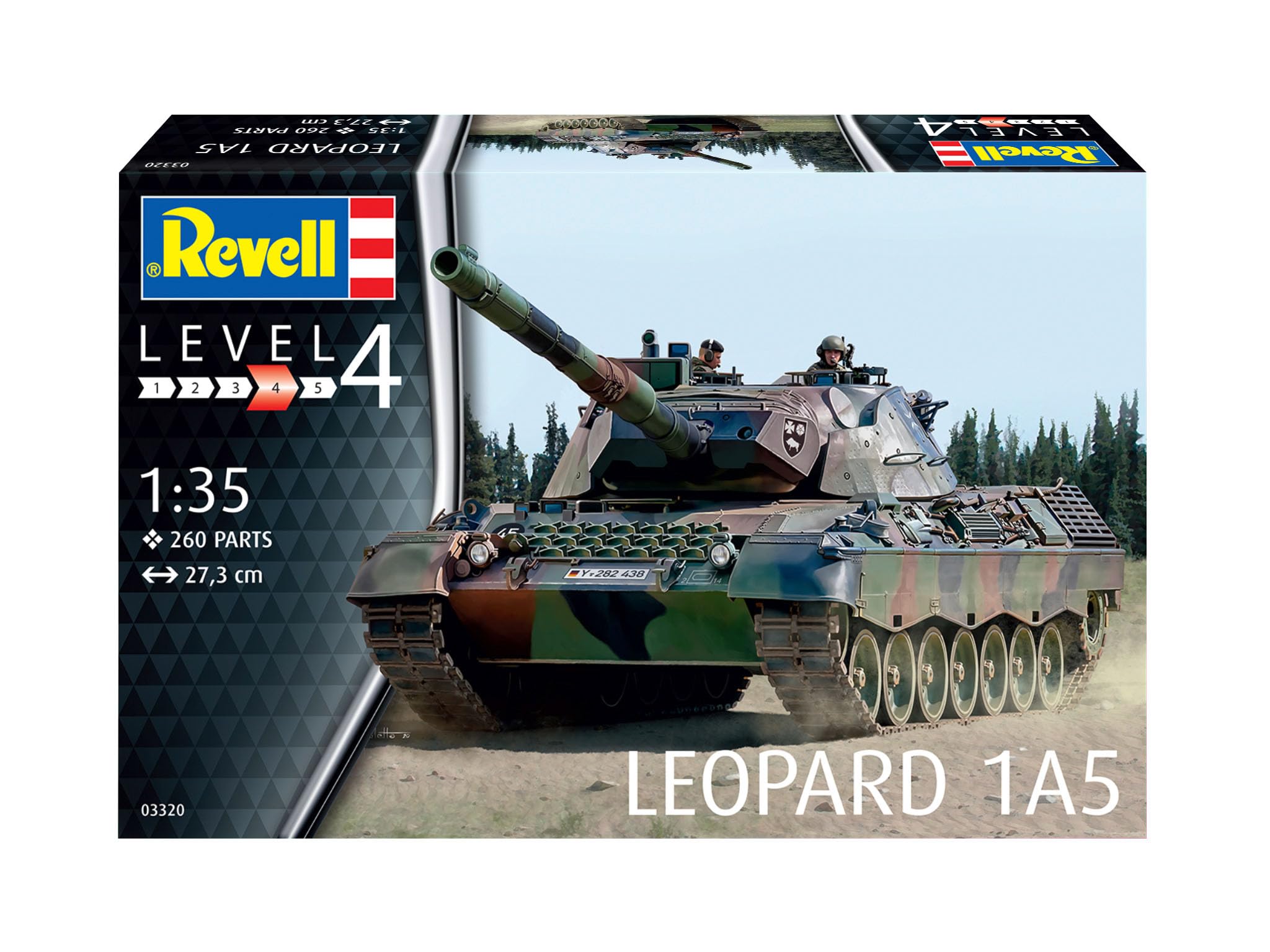 Revell 03320 - Maquette de Char d'assaut à Construire -Leopard 1A5, échelle 1/35
