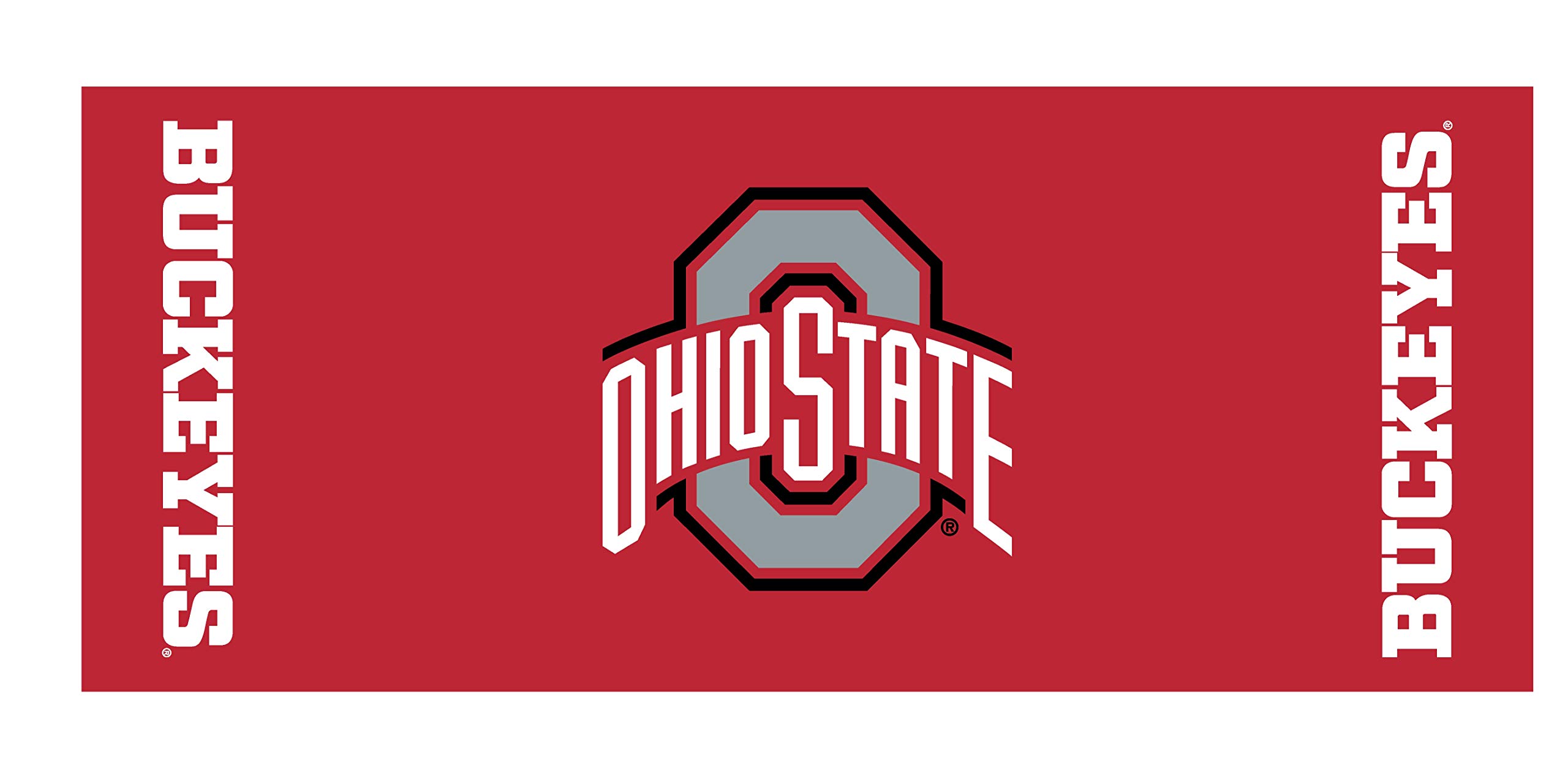 Collegiate Kwik-Covers Rectangle Plastic Table Covers, Bundle of 2 (Ohio State University, 6')