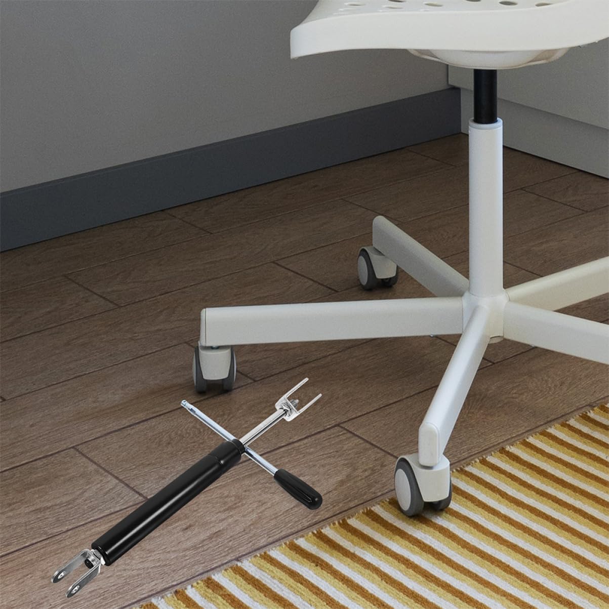 Cabilock 2ensembles Tige de Ressort à Gaz pour Fauteuil de Coiffure Accessoire de Salon Tige de Pression de Gaz pour Fauteuil Rechange de Remplacement Fixation