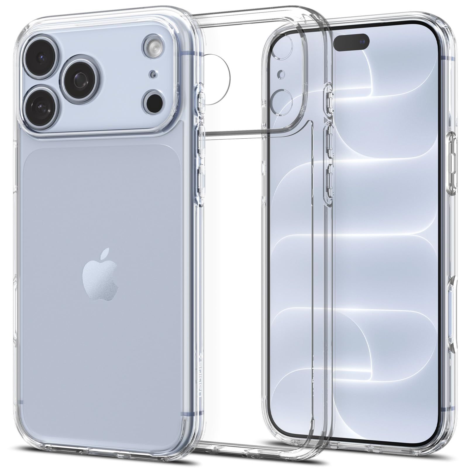 Spigen Ultra Hybrid Case for iPhone 17/18 Pro Max, Crystal Clear