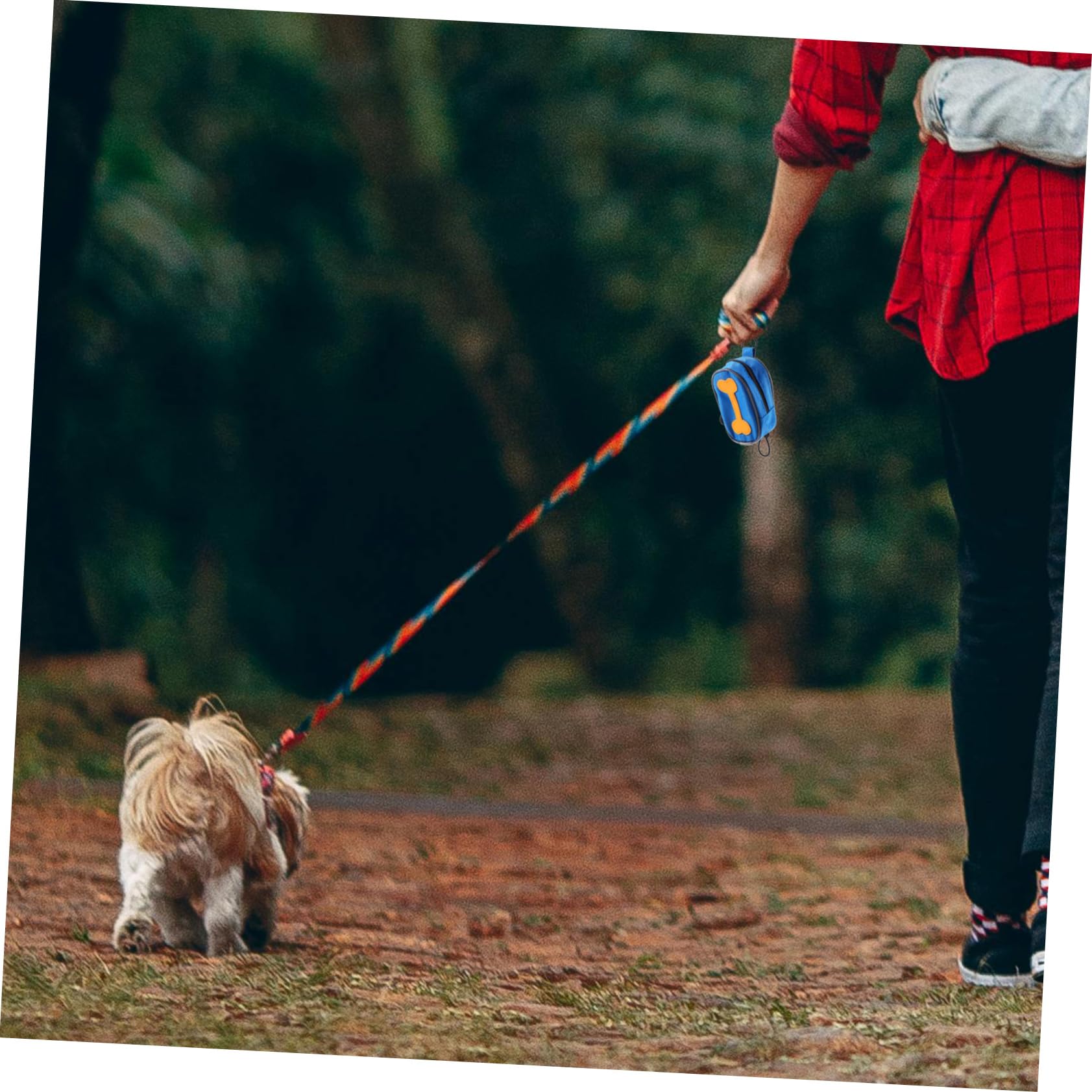 BESPORTBLE 8rollos Soporte Para Bolsa De Excrementos Con Bolsa Para Mascotas De Viaje Para Perros Accesorio Para