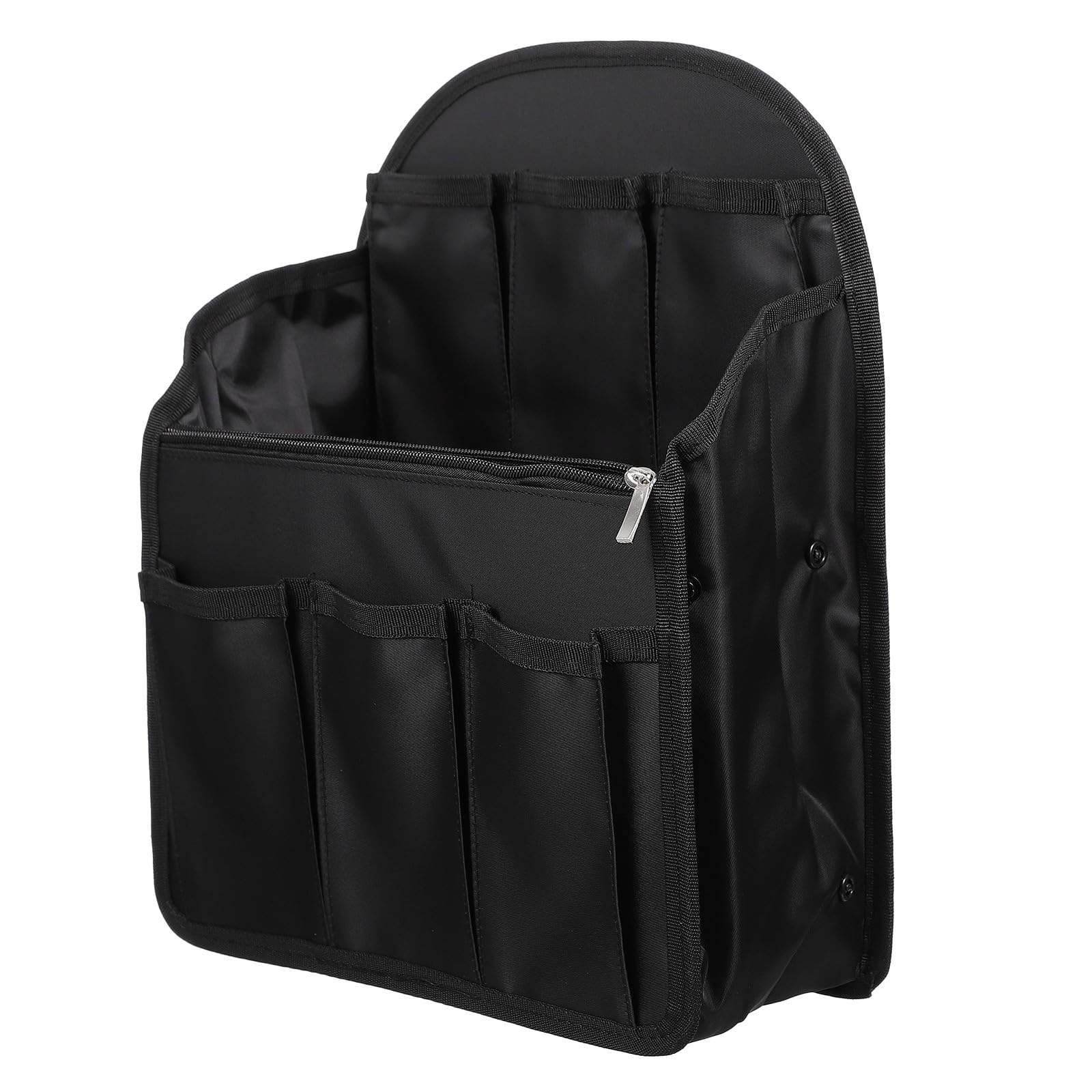 Inserto Organizador de Mochila de Nailon Negro, Plegable