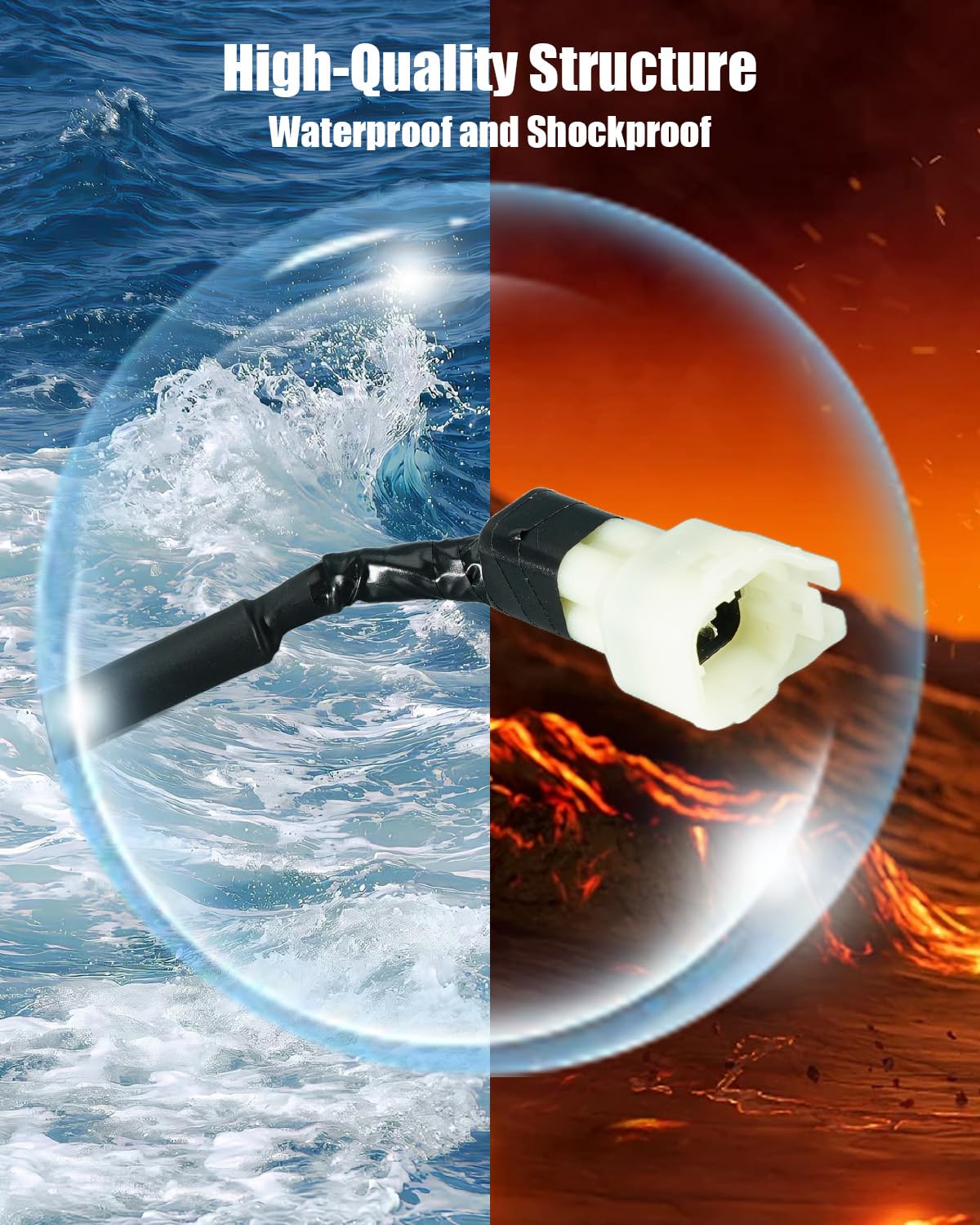 990C0-88136 SMIS Digital Analog Gauge to SDS ECU Adapter Cable Wiring Harness Fit for Suzuki Outboard DF40-300 NMEA 2000 SMG4 Replace DF40-300 990C088136