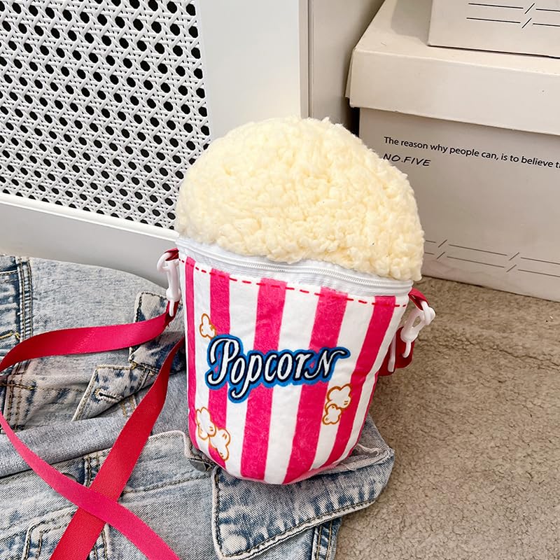 Women Cute Shoulder Bag Adjustable Strap Creative Crossbody Bag Small Popcorn Sling Bag Girl Daily Bag2
