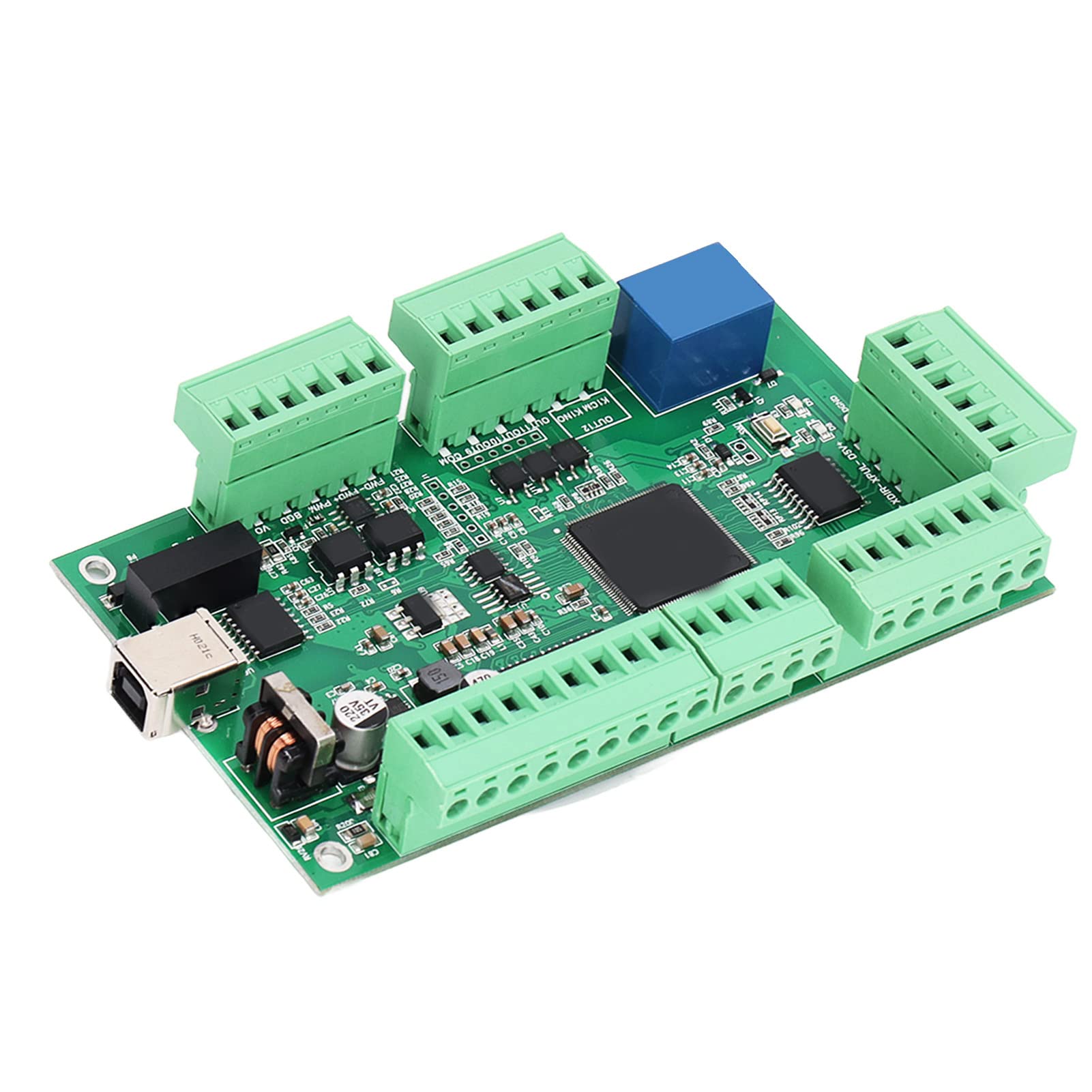 Emoshayoga 3 4 Axes Motion Controller Card, Strong EMC Interference Resistant Safe Motion Card 100 Ohms Output Impedance with 2 Core High Speed CPU for Engraving