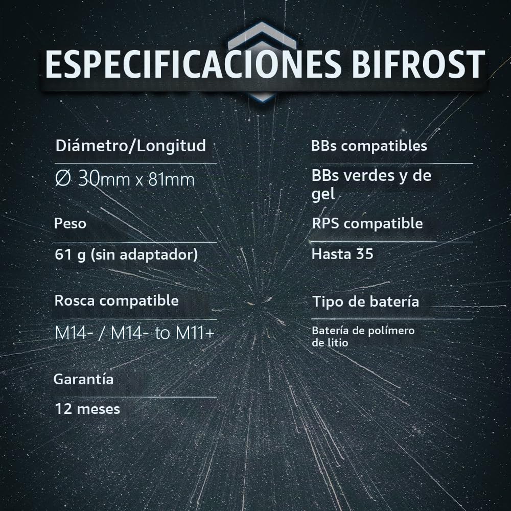 ACETECH Unidad Bifrost-Tracer con Rosca M14-CCW y M11+CW