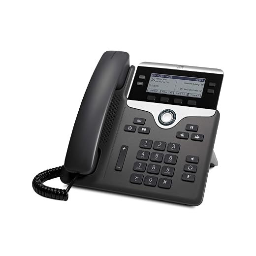 Cisco IP Phone 7841 - VoIP Phone - SIP, SRTP - 4 Lines (CP-7841-K9=)