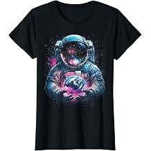 Astronaut Planet Earth Outer Space Galaxy Universe Science T-Shirt