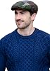 Irish Tweed Patch Cap, Trinity Style, 100% Irish Wool, Made in Ireland
