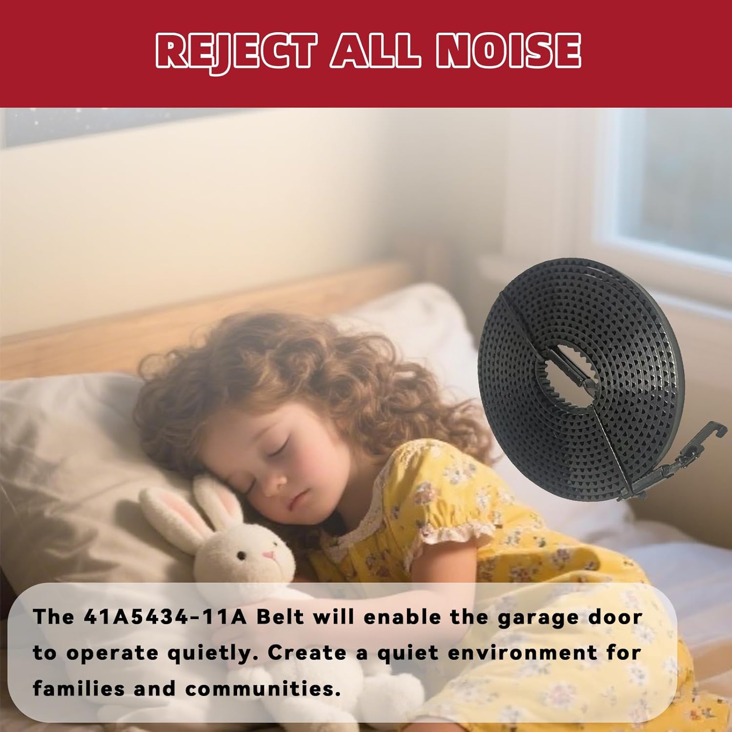 Universal Garage Door Opener Keypad and 41A5434-11A Drive Belt - Binding Commodities