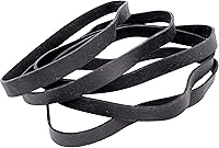 Vista 2 de Platinum Rubber 25 bandas de goma resistentes Bandas de goma negras grandes y gruesas XL-grandes resistentes a los rayos UV para pesca, RC, lazos