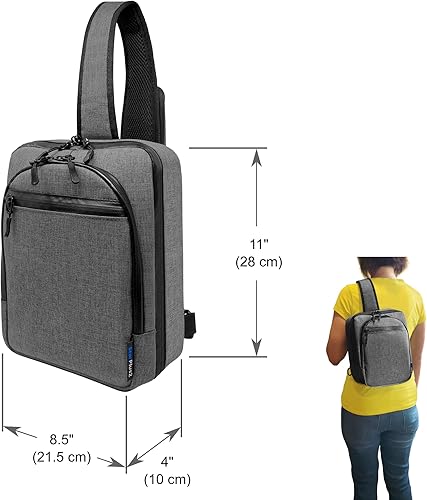 Miniatura 2 de Organizador modular de botellas de píldoras manos libres cruzadas, bolsa de medicamentos, estuche, portador para medicamentos, vitaminas y