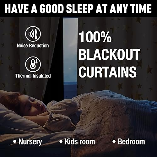 Miniatura 3 de Cortinas opacas con copos de nieve para sala de estar, multicolor, medallón bohemio, térmicas, eficientes energéticamente, juego de tratamiento