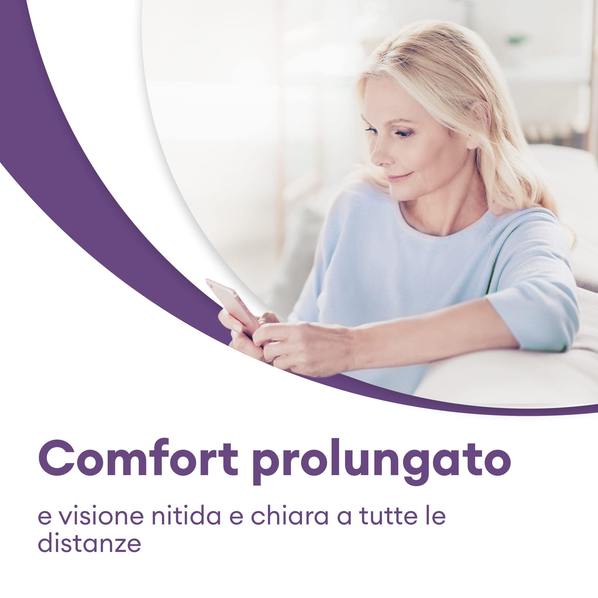 Air Optix Plus HydraGlyde Multifocal Lenti a Contatto Mensili, 3 Lenti, BC 8.6 mm, DIA 14.2 mm, ADD MED, +5.25 Diopt