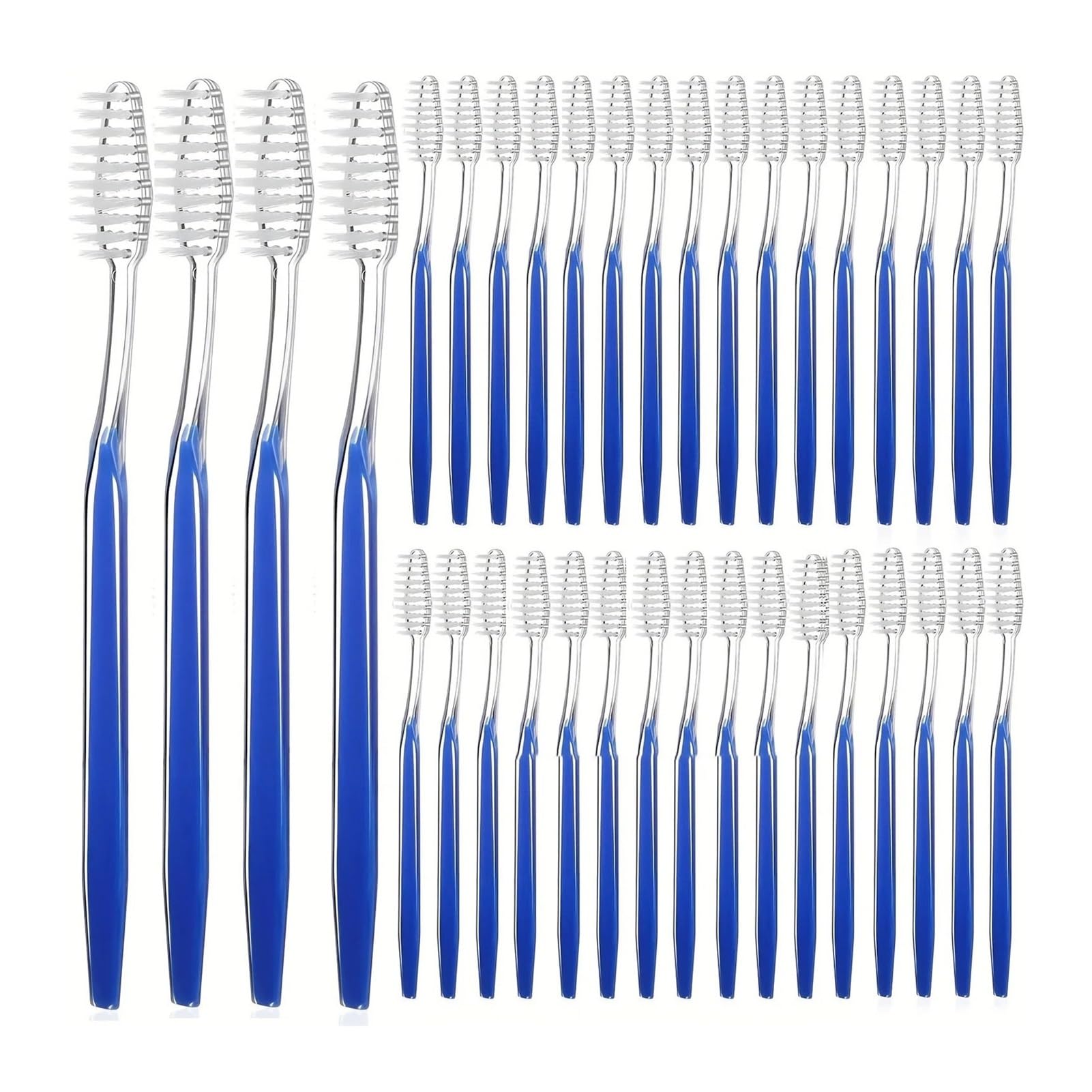 Cepillos de dientes de viaje individuales para camping, hoteles y visitas de huéspedes