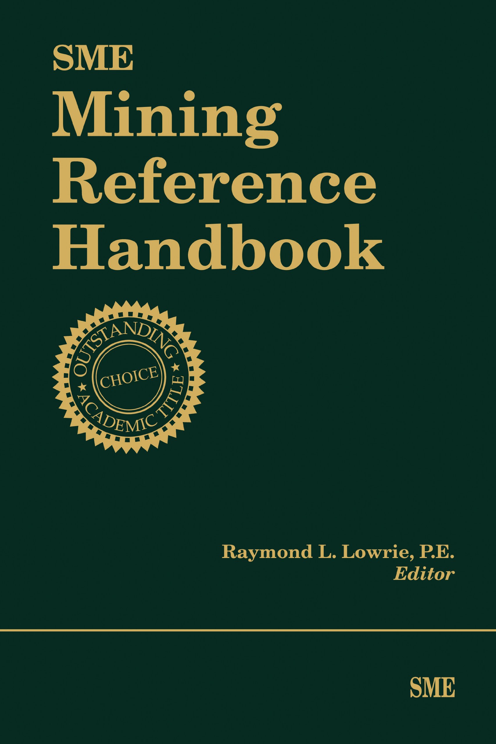 Buy Sme Mining Reference Handbook — BookShops.in
