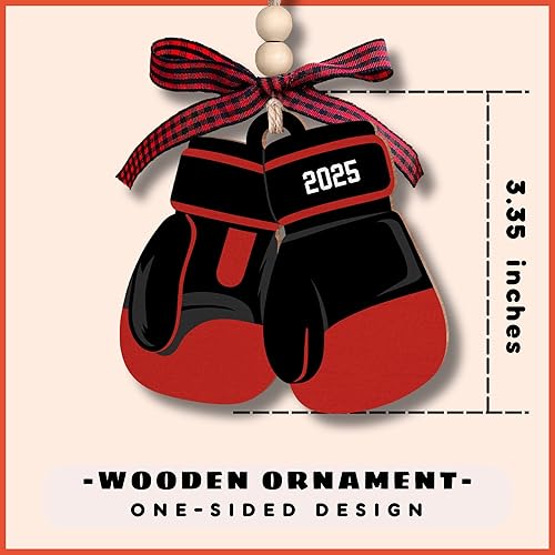 Miniatura 2 de MAPDTWO Adorno de boxeo, adornos de guantes de boxeo, adornos de guantes de boxeo, regalos deportivos para hombres, mujeres, niños adolescentes,