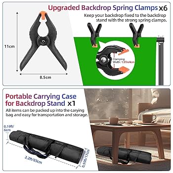 Amazon.com : Photo Backdrop Stand for Parties, 10x6.5FT