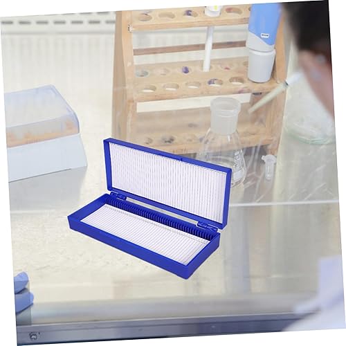 Miniatura 2 de JECOMPRIS 2 unids 50 Slide Holder Cajas Organizadoras Diapositivas Diapositivas Mailer Caso Patológico Almacenamiento Accesorios Microscopio