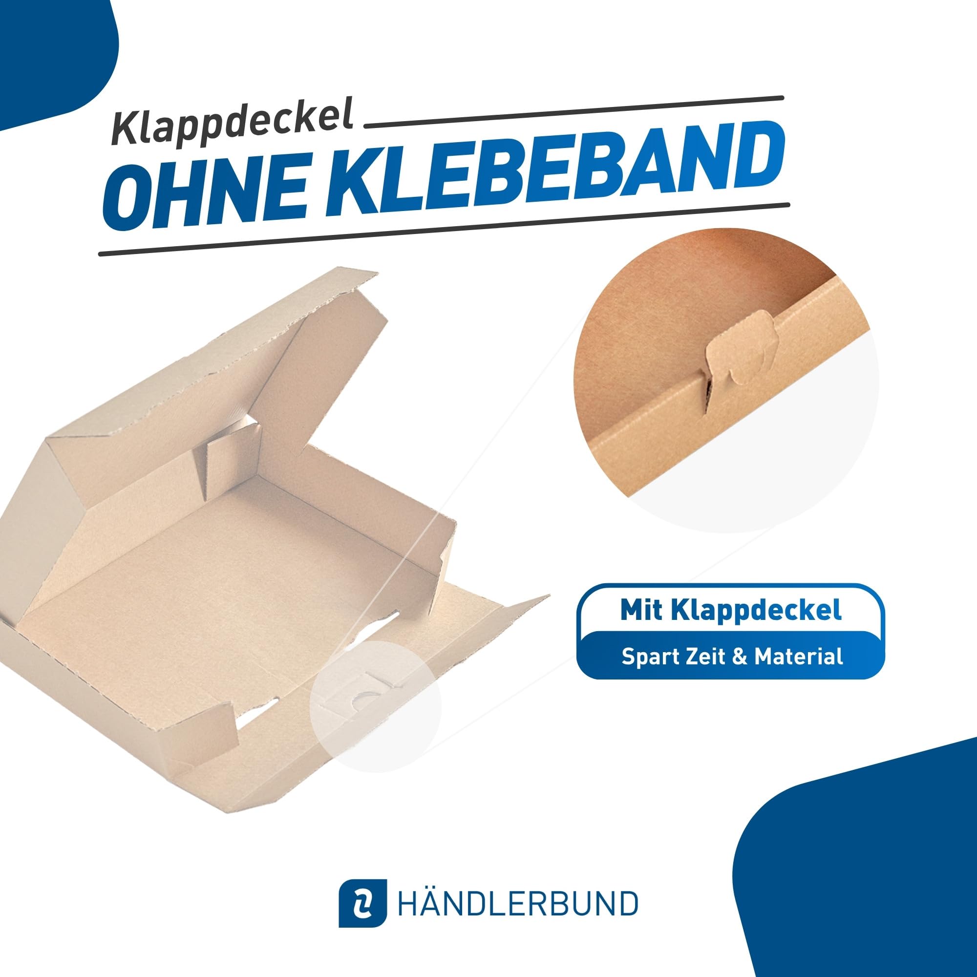 Maxibriefkarton braun 240 x 160 x 45 mm Faltkarton aus Wellpappe Versandkarton für kleine Sendungen bis 2 kg (200)