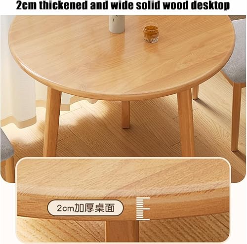 Miniatura 3 de YVYKFZD Juego de mesa de comedor redonda, juego de mesa y silla para sala de recepción de oficina, mesa de conferencia de negocios, mesa de sala de